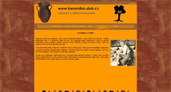Desktop Screenshot of keramika-dub.cz